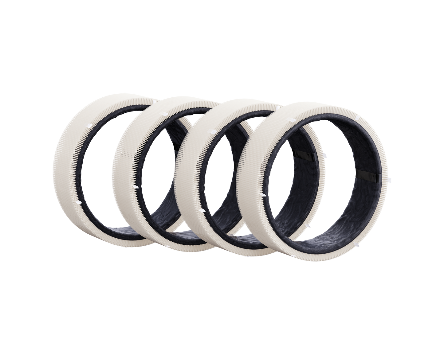 Gas and particle filter 4-pack